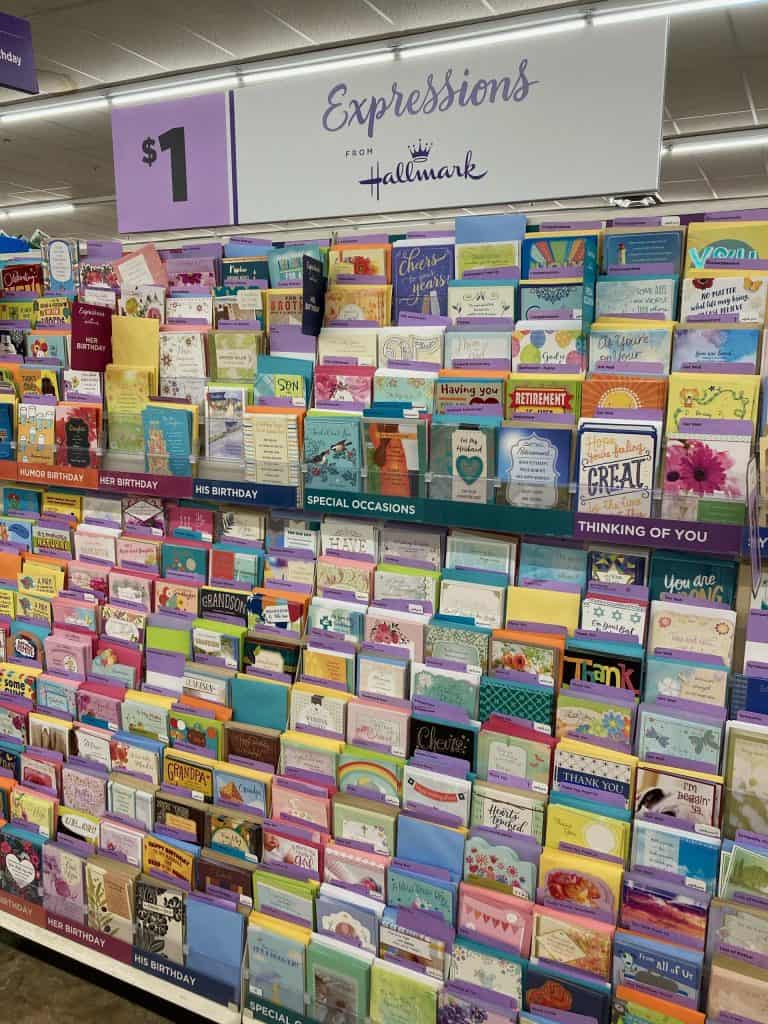 dollar tree greeting cards - Mile High on the Cheap