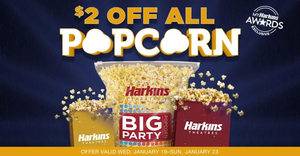 harkins theatres popcorn Mile High on the Cheap