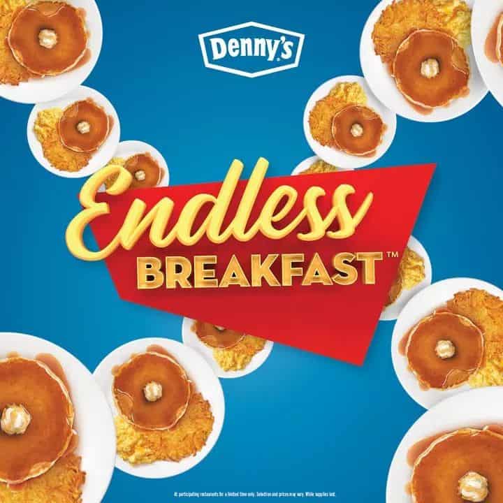 Denny's offers all you can eat for $7 - see what's on the menu