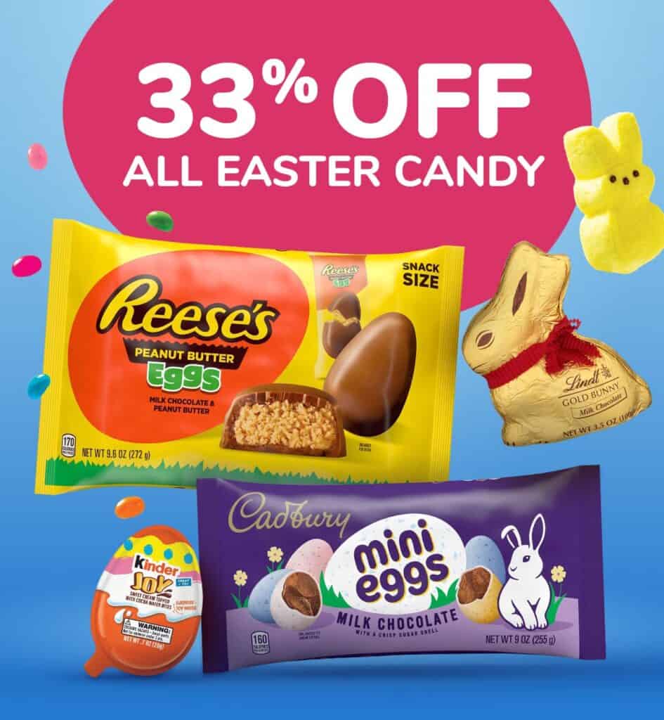 Last Day! King Soopers Save Bonus 33 on All Easter Candy for One Week